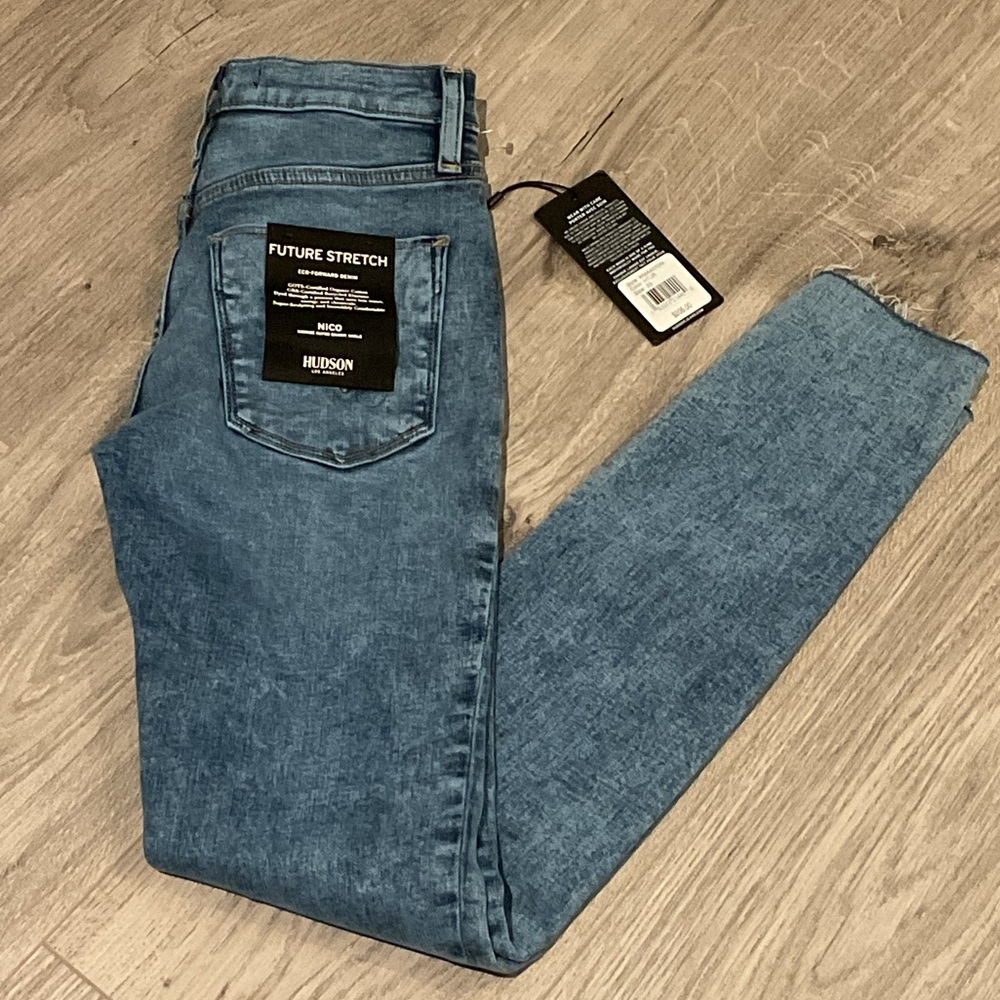 NWT Hudson Future Stretch Super Skinny Midrise  Ankle Jeans in  HTUR